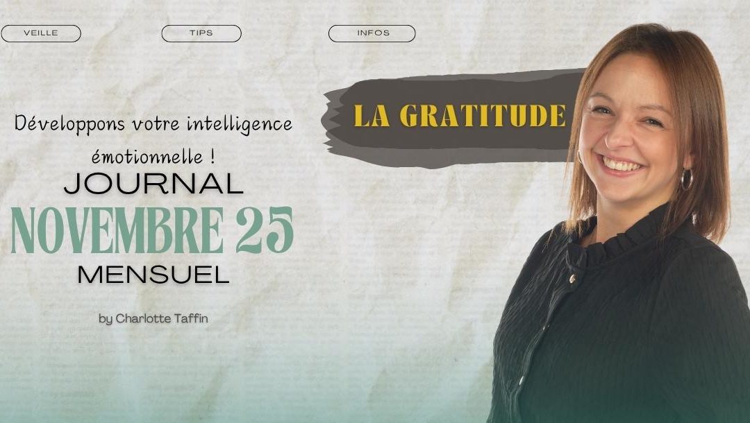 Journal Novembre 25 – La gratitude